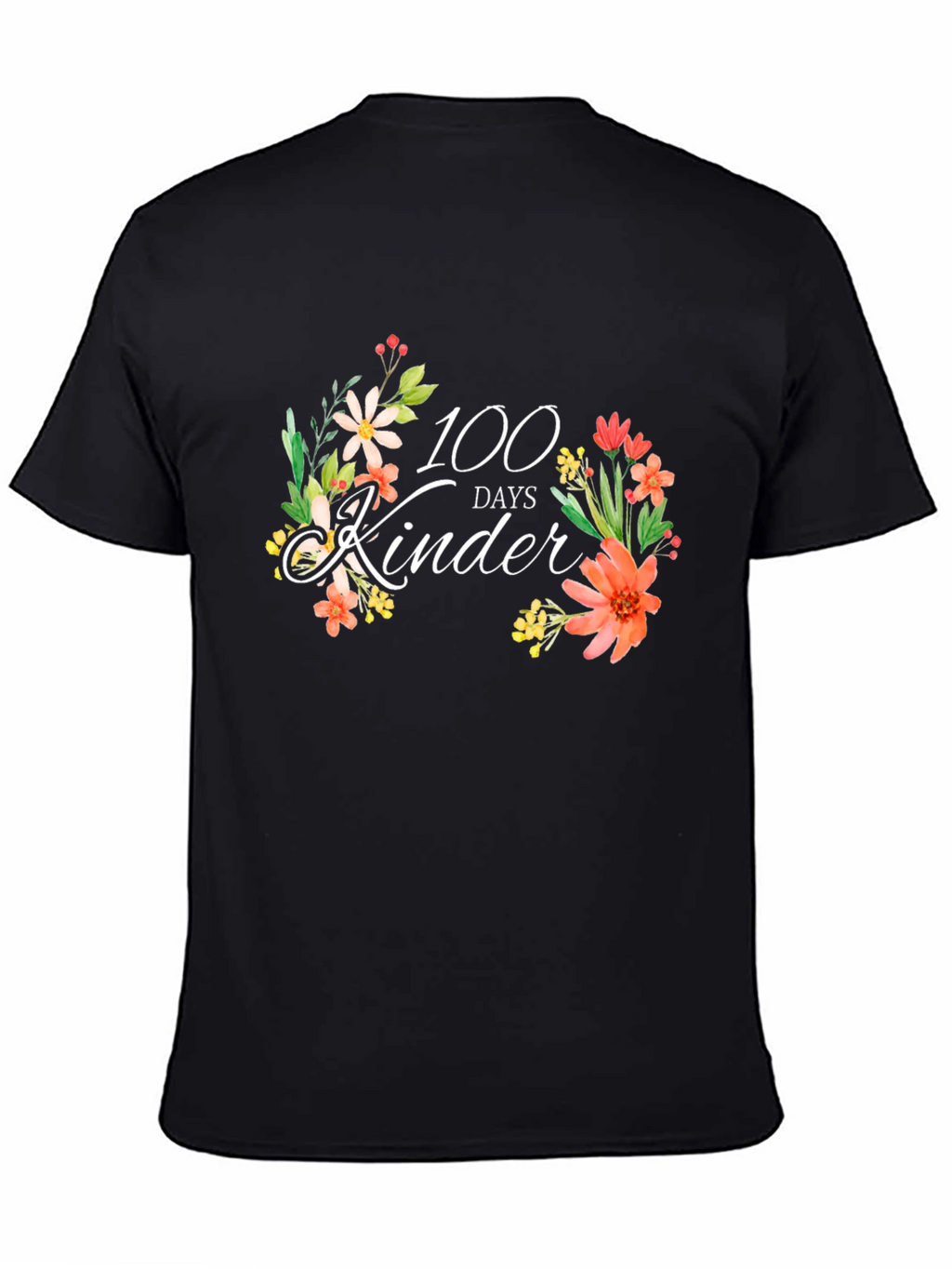 100 Days of Kinder Floral T-Shirt