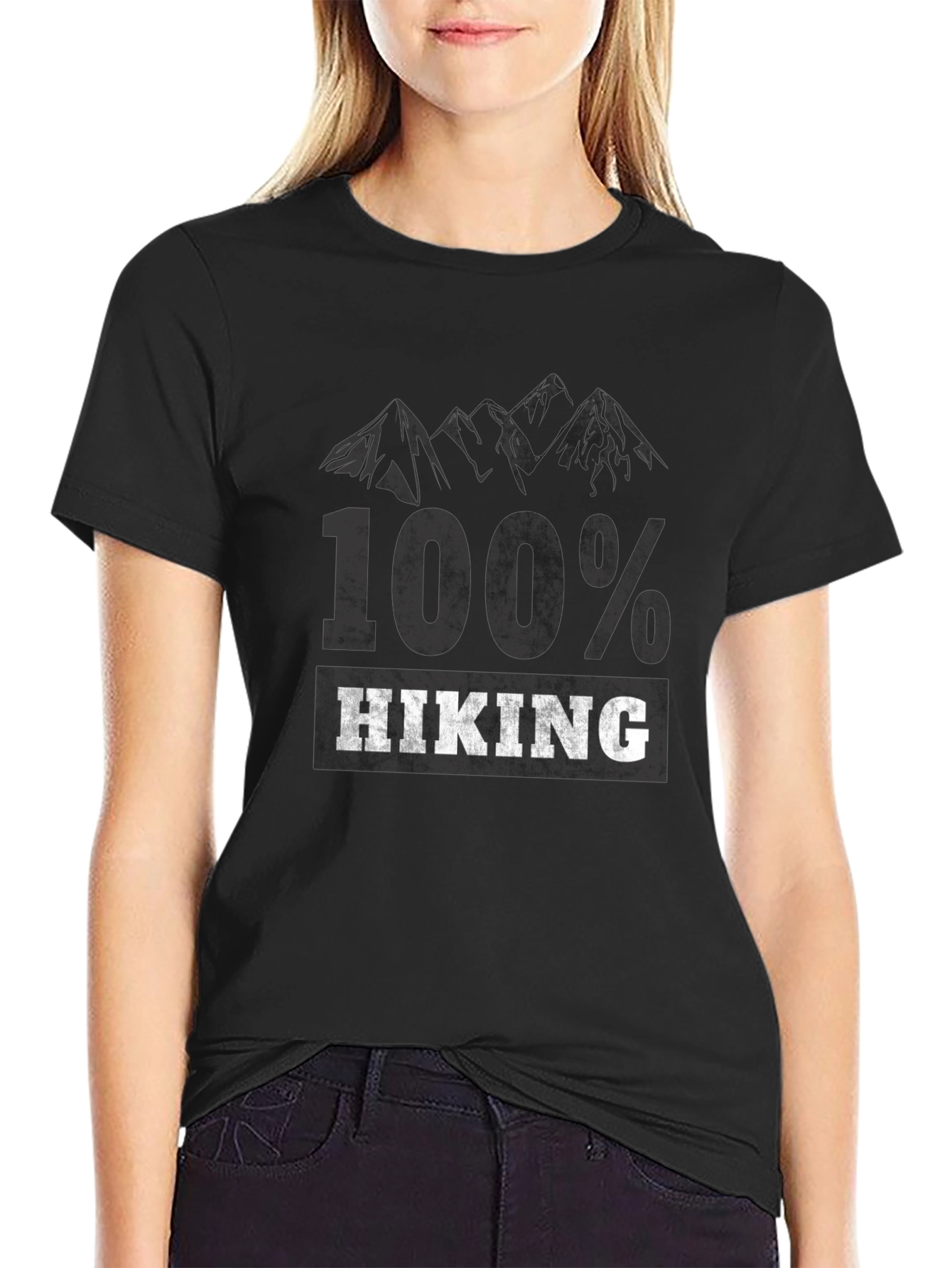 100% Hiking Graphic T-Shirt - Outdoor Adventure