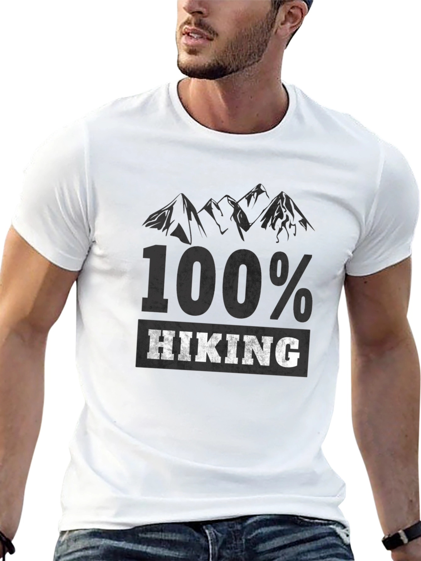 100% Hiking Graphic T-Shirt - Outdoor Adventure