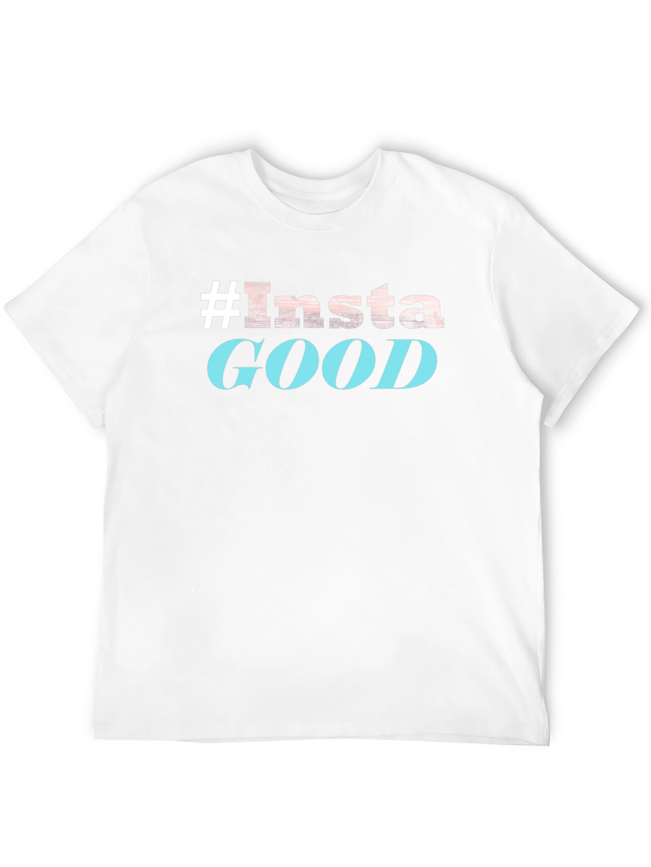 #InstaGood Black Graphic Tee - Trendy Casual Wear