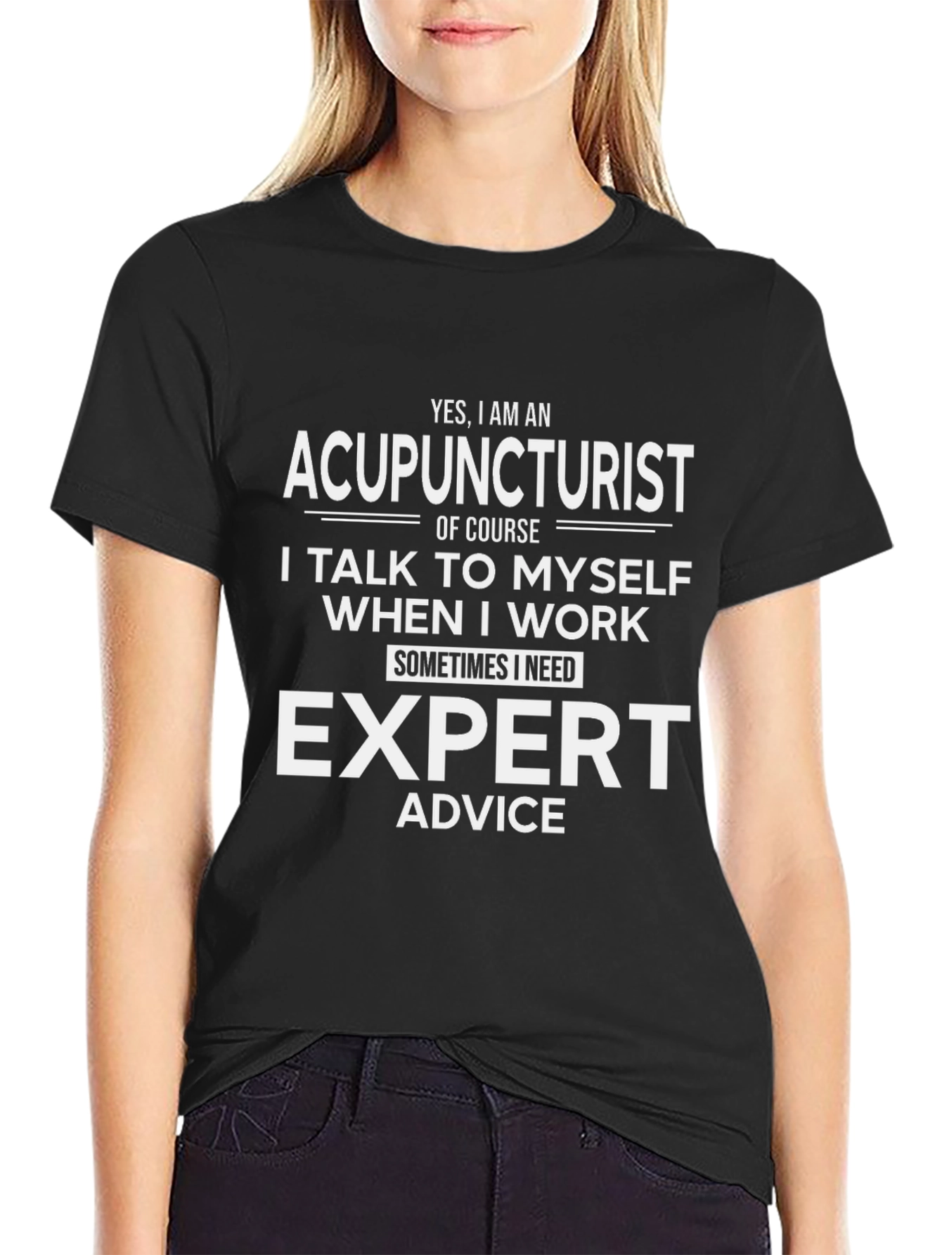 Acupuncturist Expert Advice Graphic T-Shirt