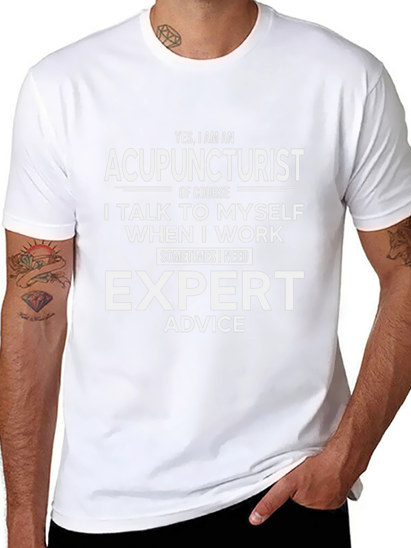 Acupuncturist Expert Advice Graphic T-Shirt