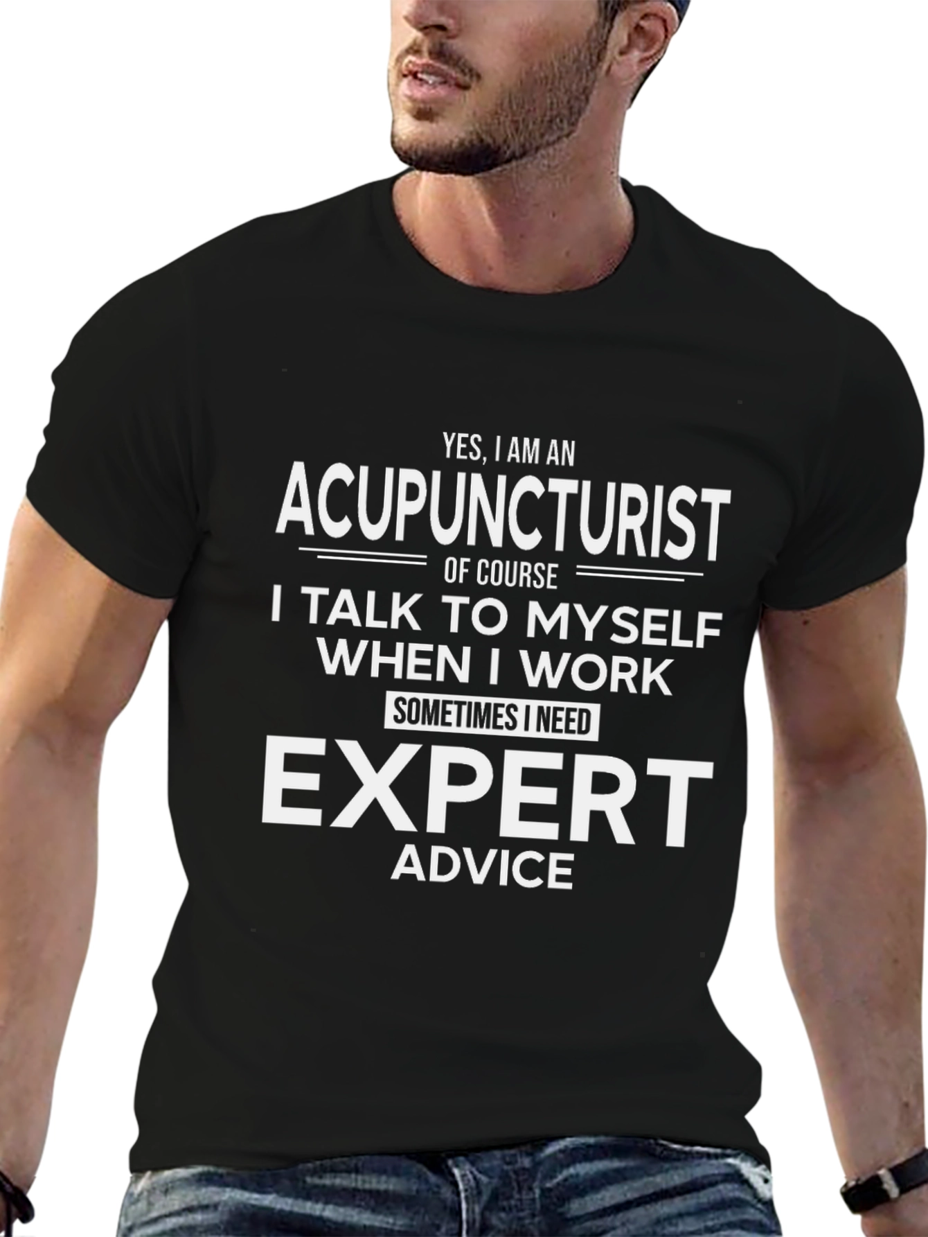 Acupuncturist Expert Advice Graphic T-Shirt