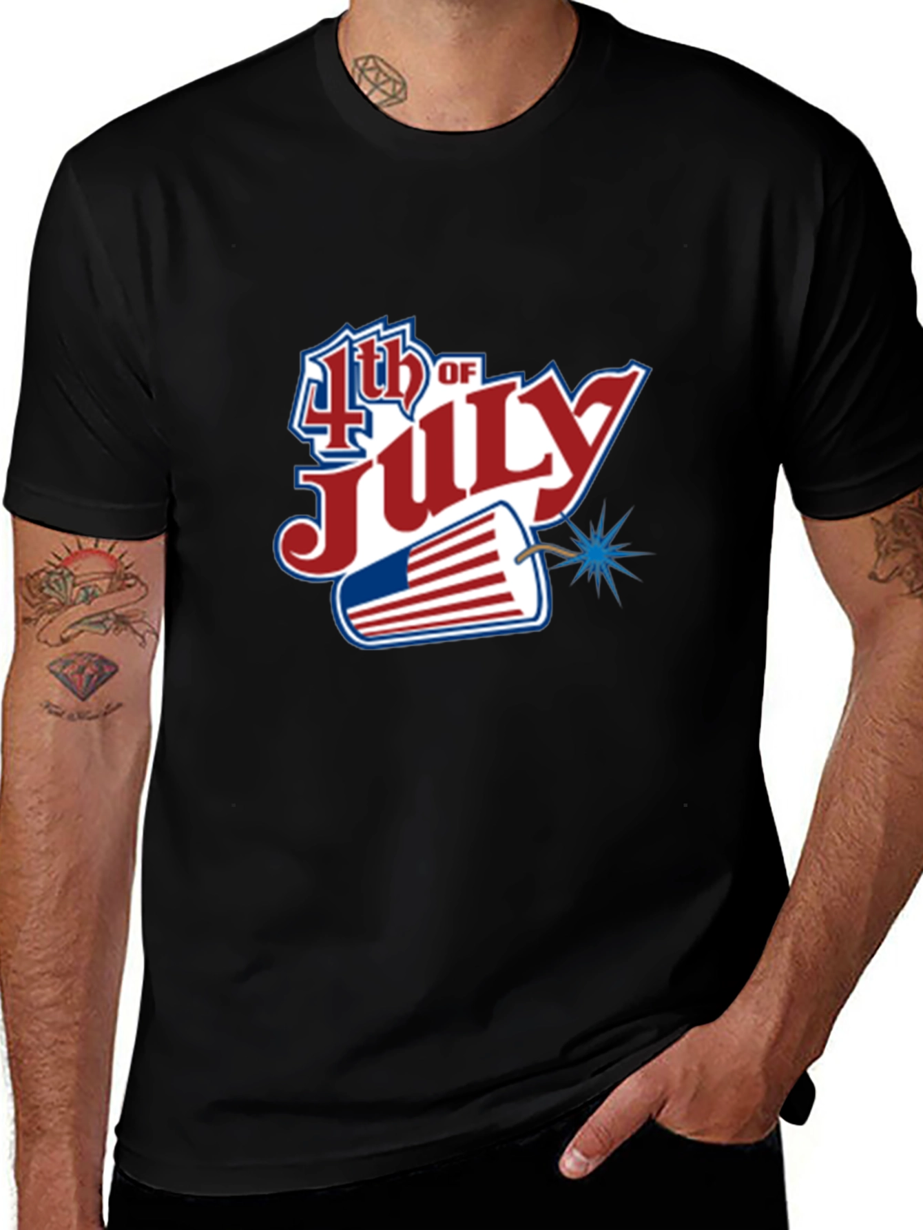 4th of July Patriotic T-Shirt - USA Celebration