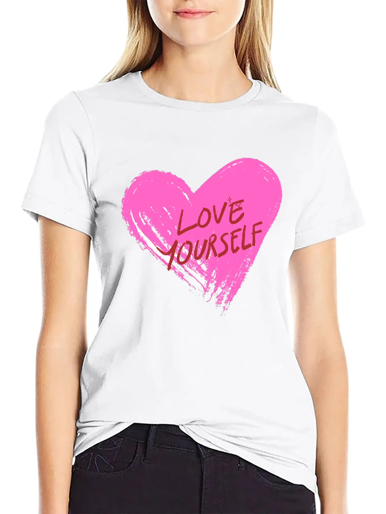 "Wear Your Heart On Your T-shirt." Unisex Cotton Tee – Relaxed Fit For Any Occasion