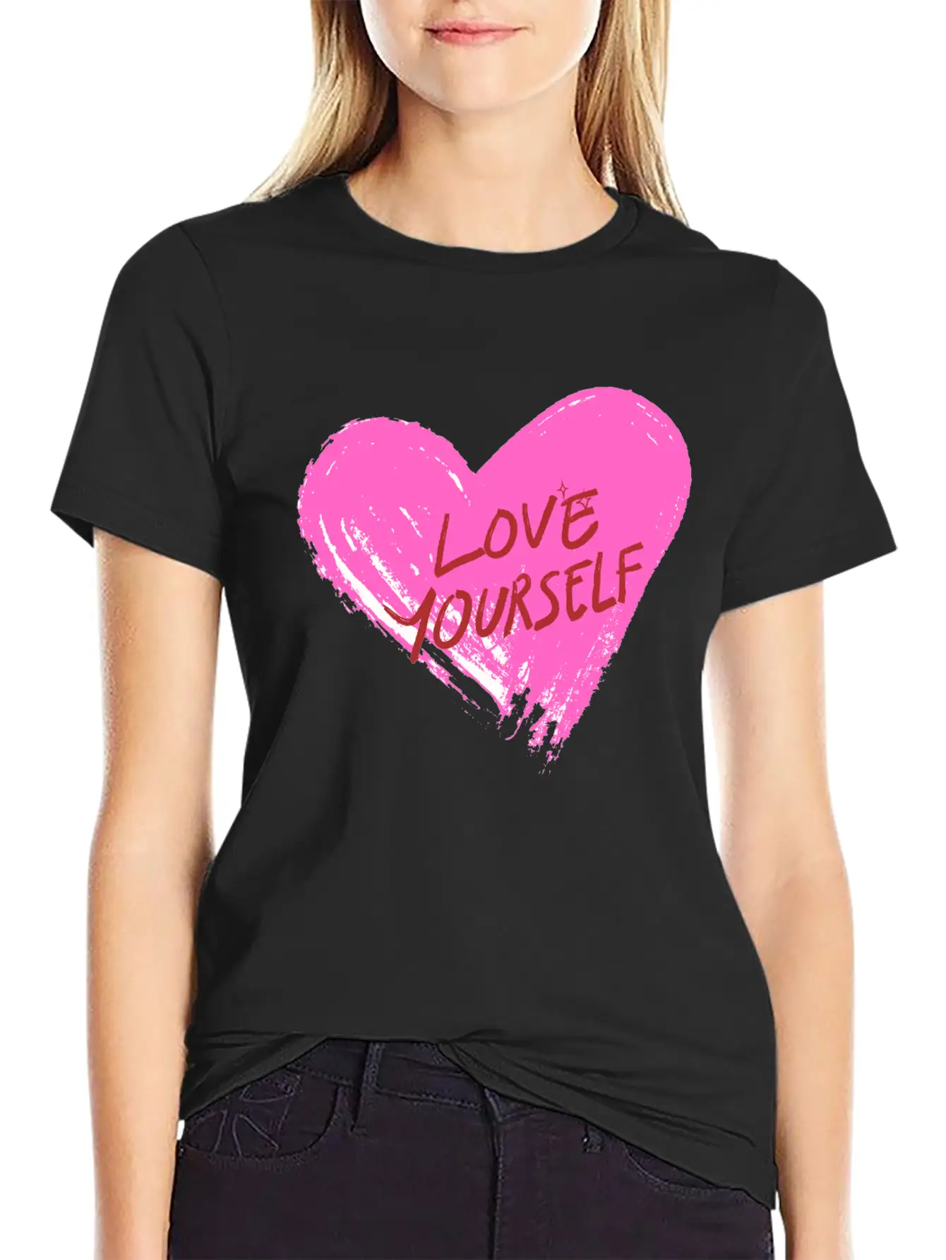 "Wear Your Heart On Your T-shirt." Unisex Cotton Tee – Relaxed Fit For Any Occasion