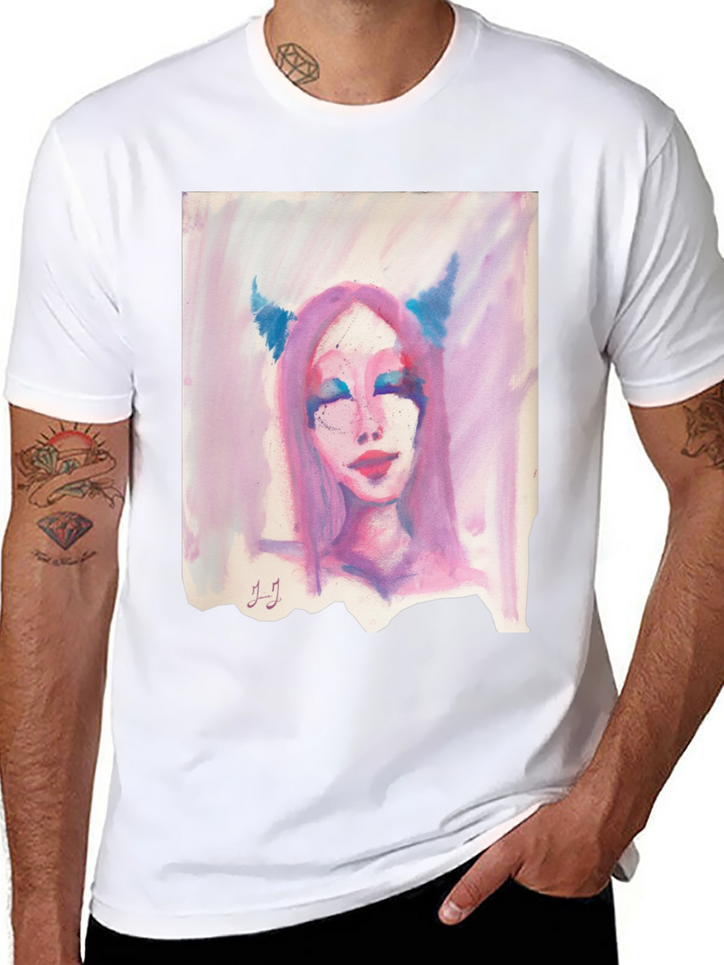 Abstract Portrait Tee