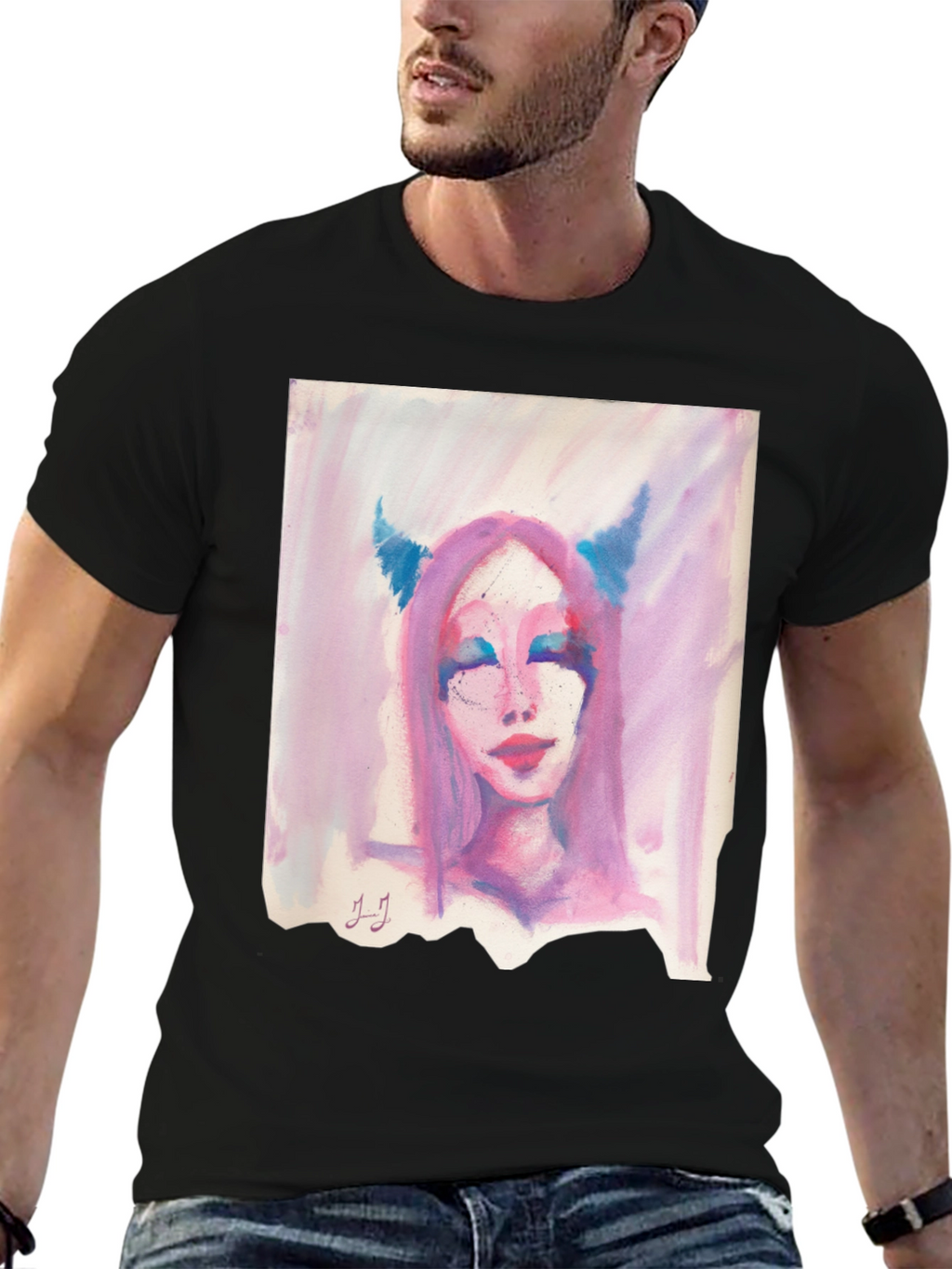 Abstract Portrait Tee