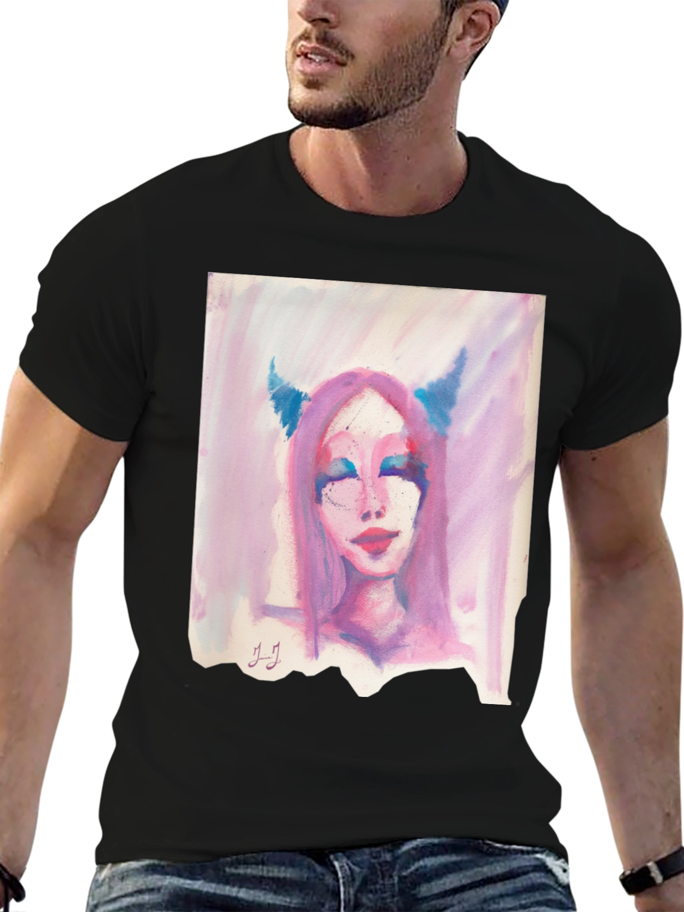Abstract Portrait Tee