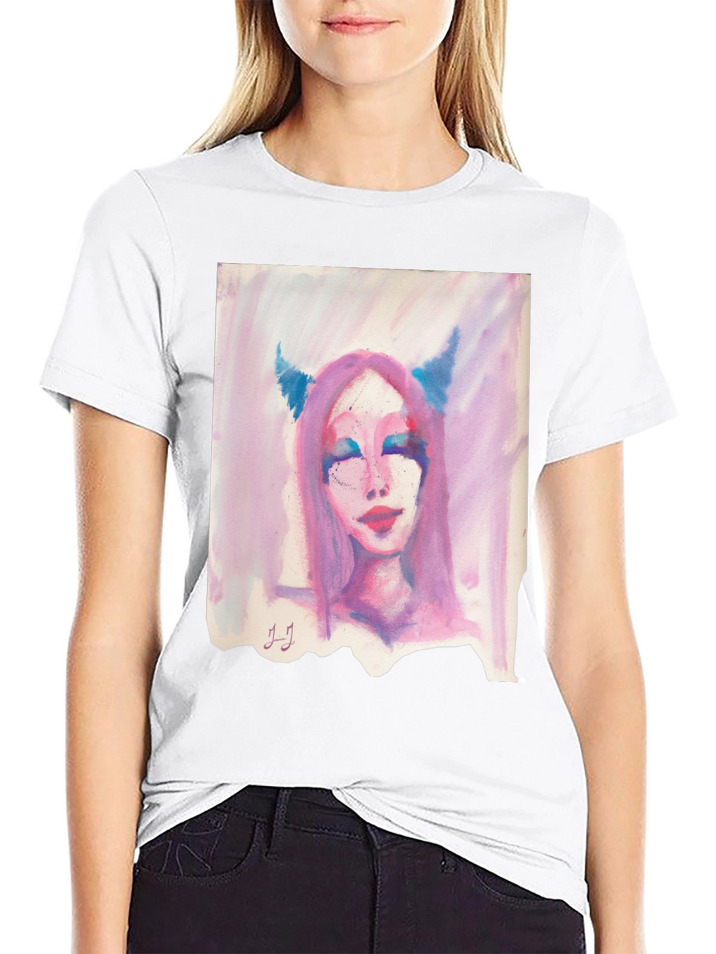 Abstract Portrait Tee