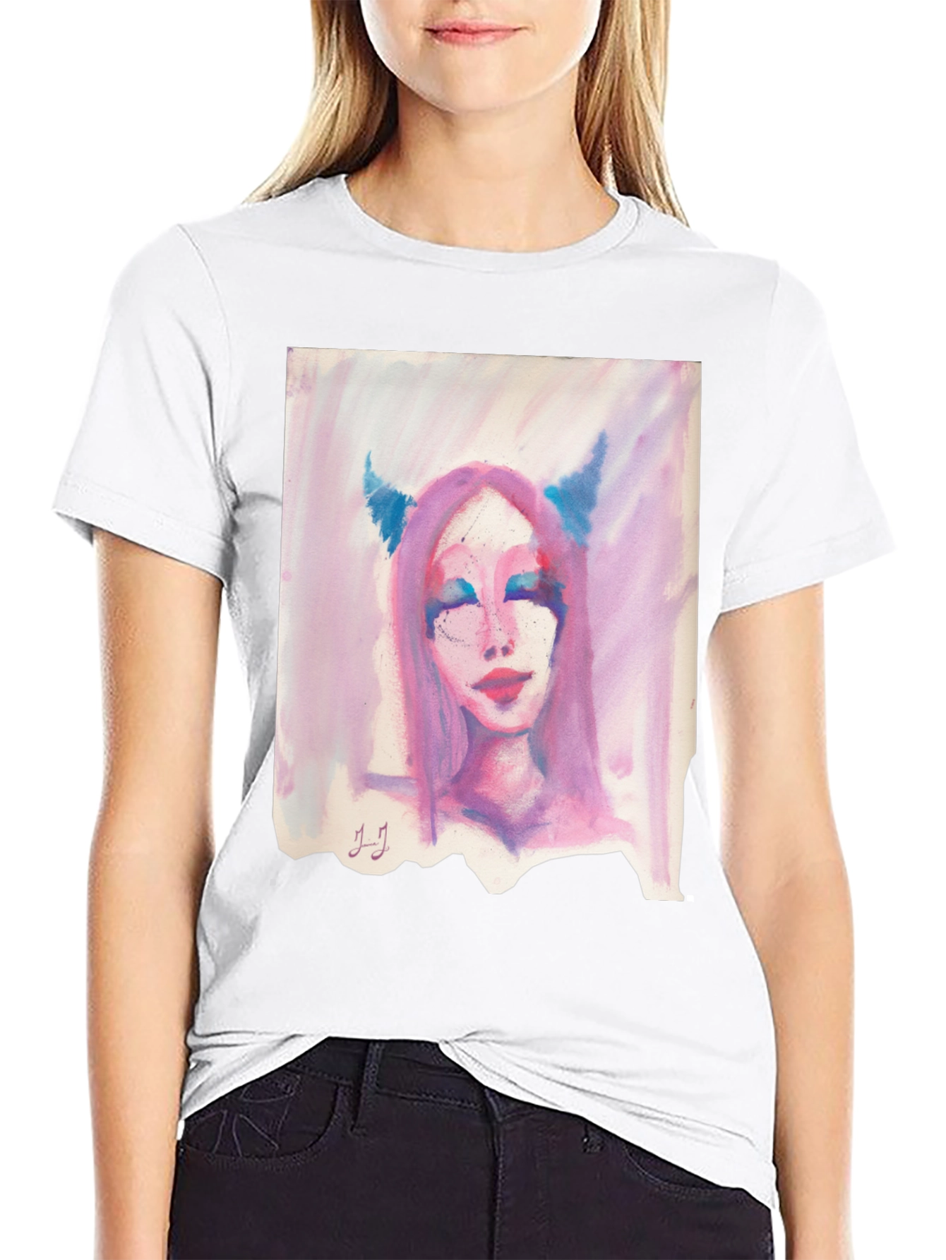 Abstract Portrait Tee