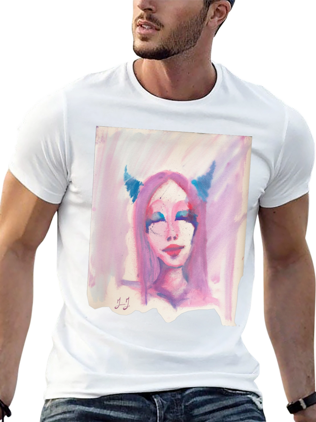 Abstract Portrait Tee