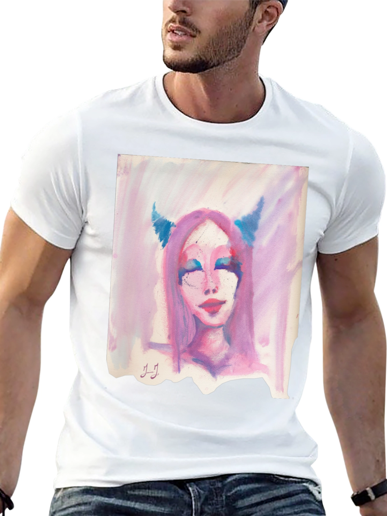 Abstract Portrait Tee