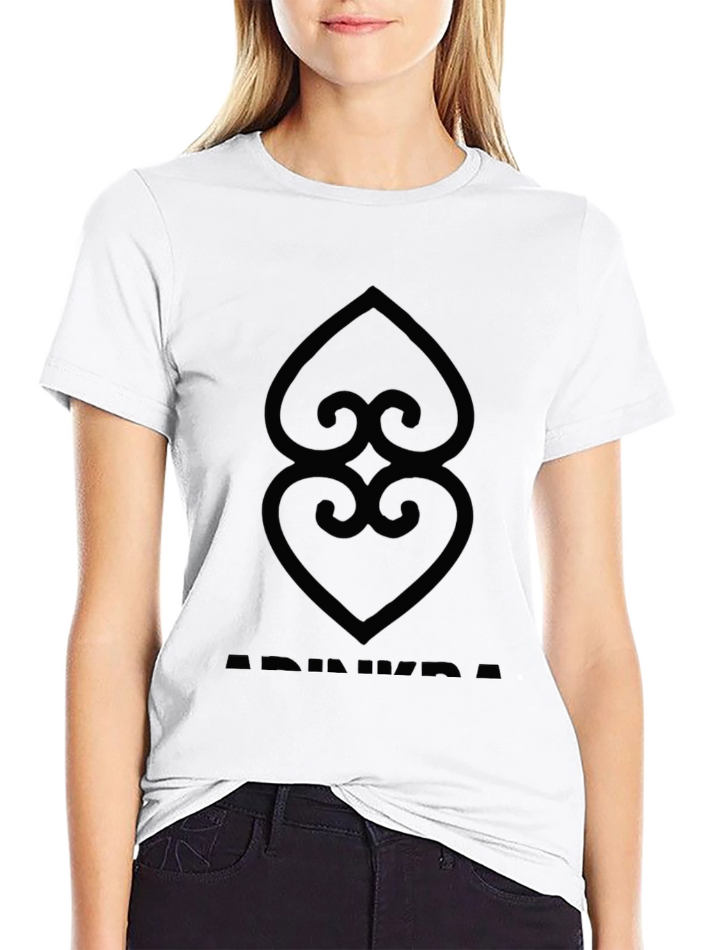 Adinkra Symbol T-Shirt: Black Graphic Tee