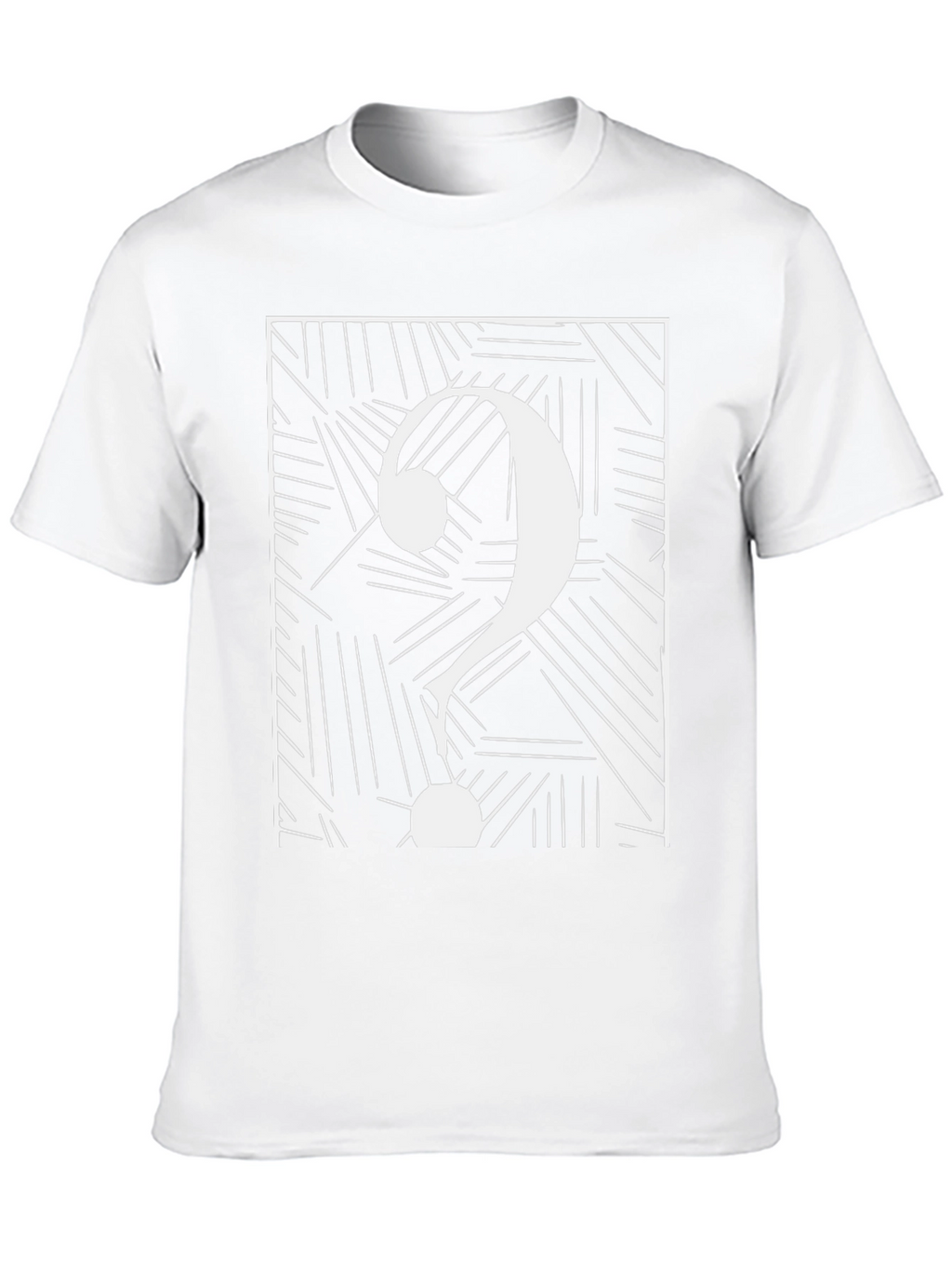 Abstract Question Mark Graphic Tee