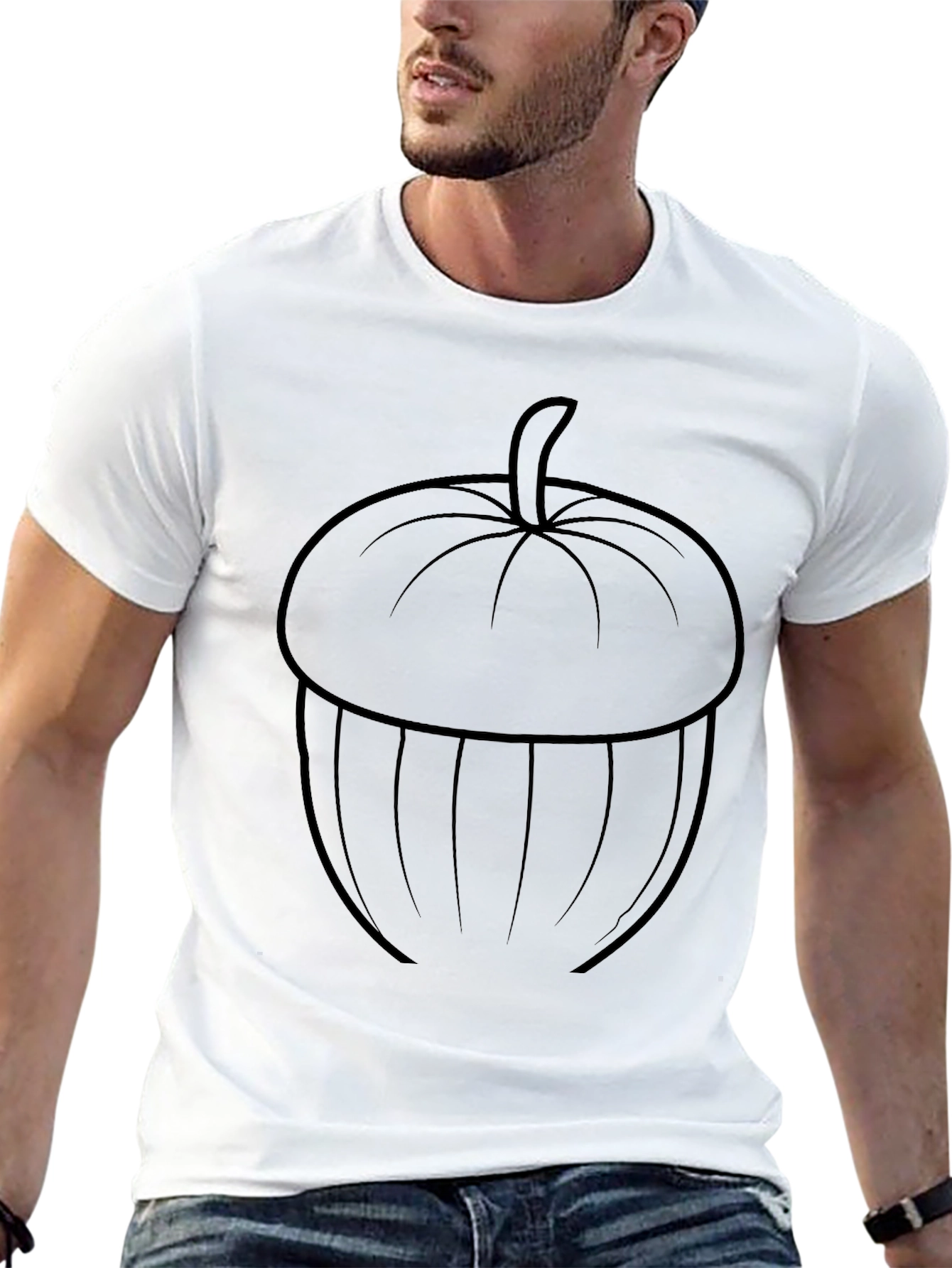 Acorn Graphic Tee - Mens Black T-Shirt