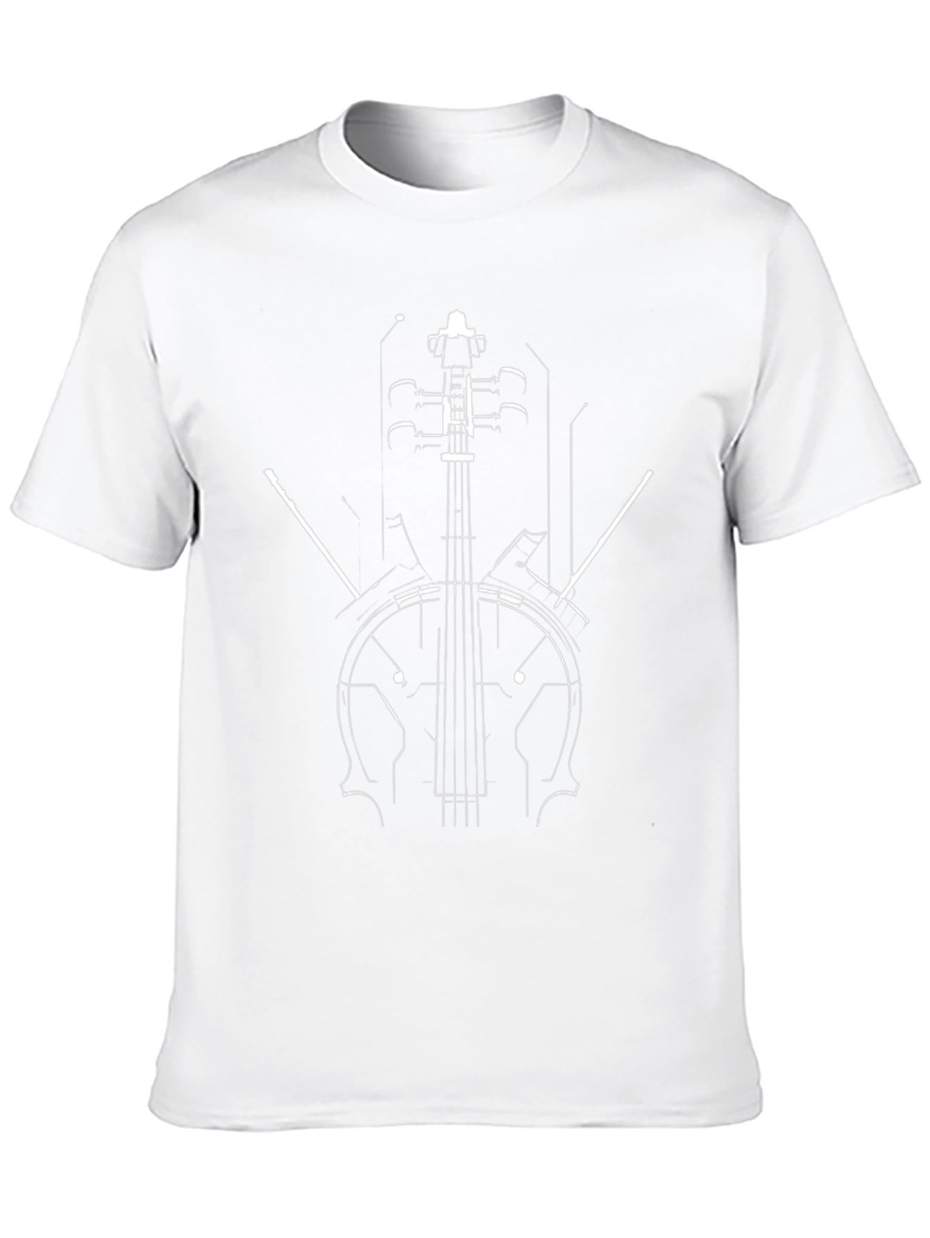 Abstract Cello Graphic Tee