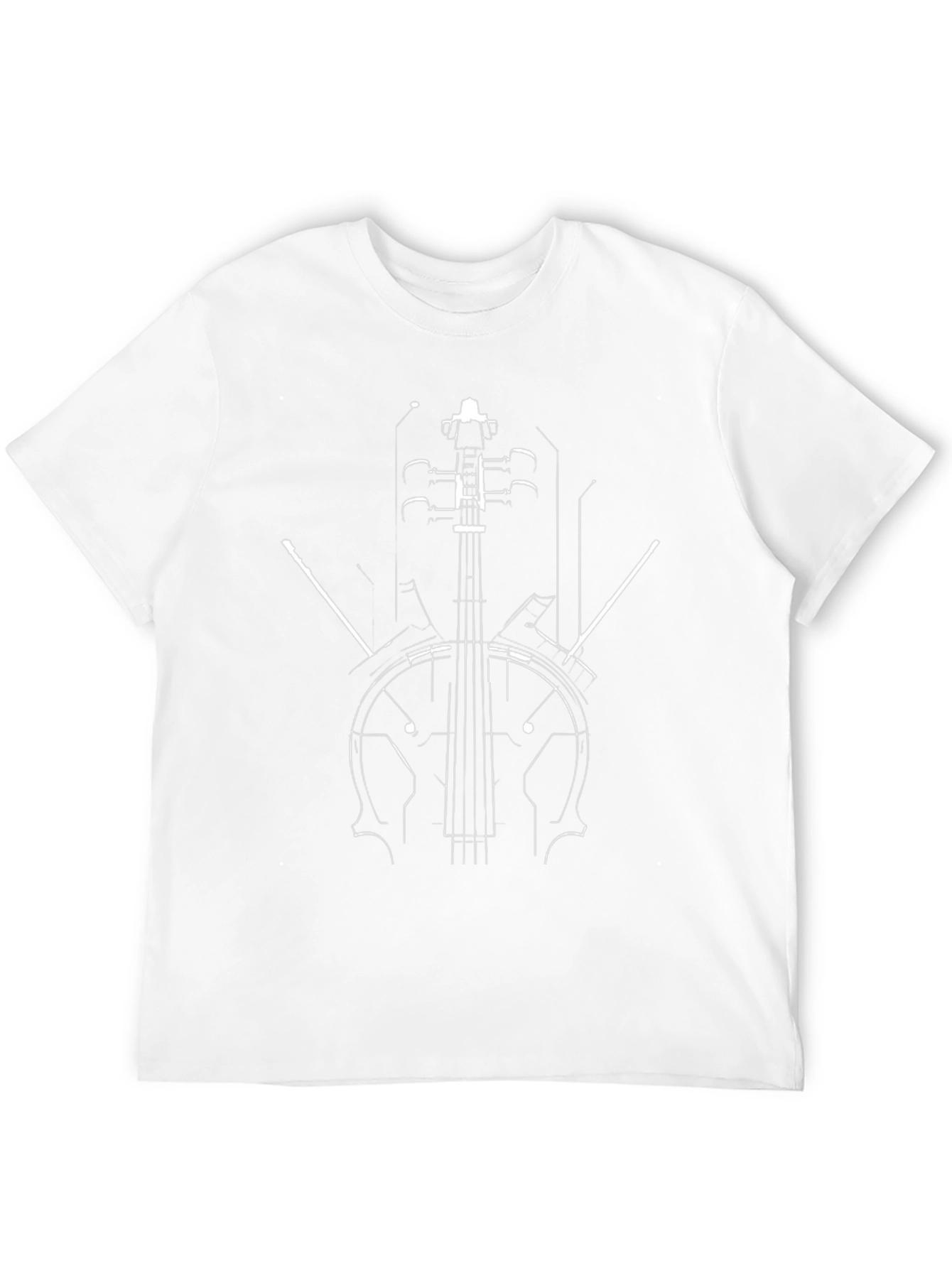 Abstract Cello Graphic Tee